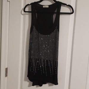 Black Bedazzled Top